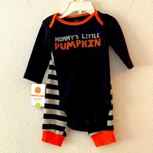 Carters Fall Mommy’s little pumpkin Sz 3 months NWT